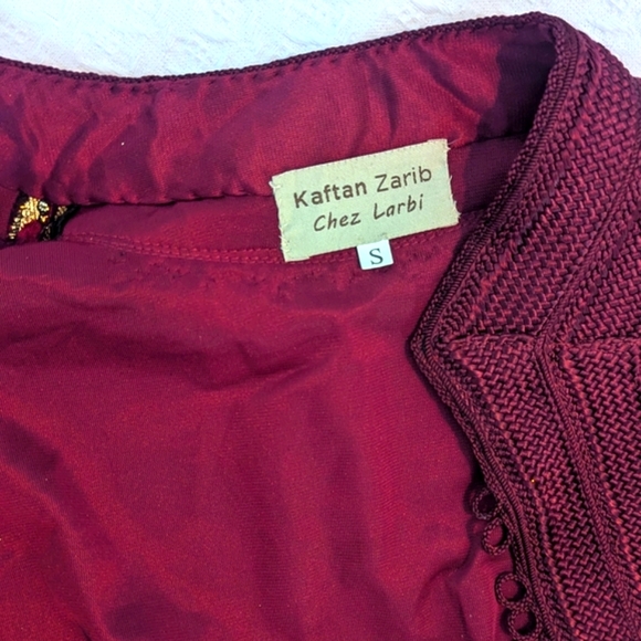 Velvet Jacquard Moroccan Jacket - Picture 6 of 7
